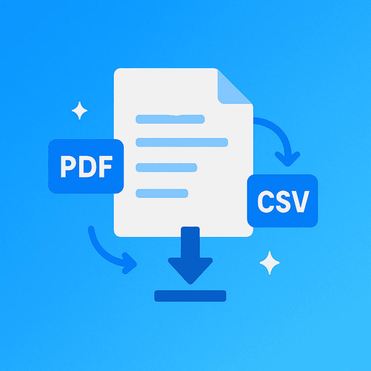 Seamless PDF / CSV Exports